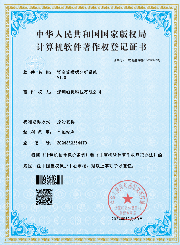 资金分析系统界面展示